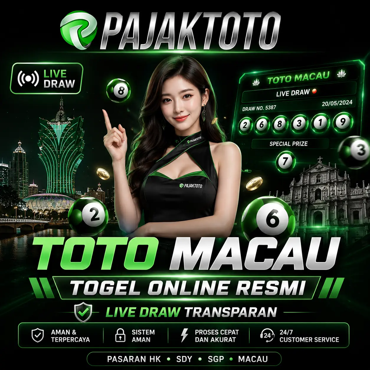 PAJAKTOTO | Bandar Togel Toto Macau Online Resmi & Live Draw Transparan